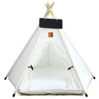 Portable Pet Teepee – Washable Indoor House for Cats and Small Dogs