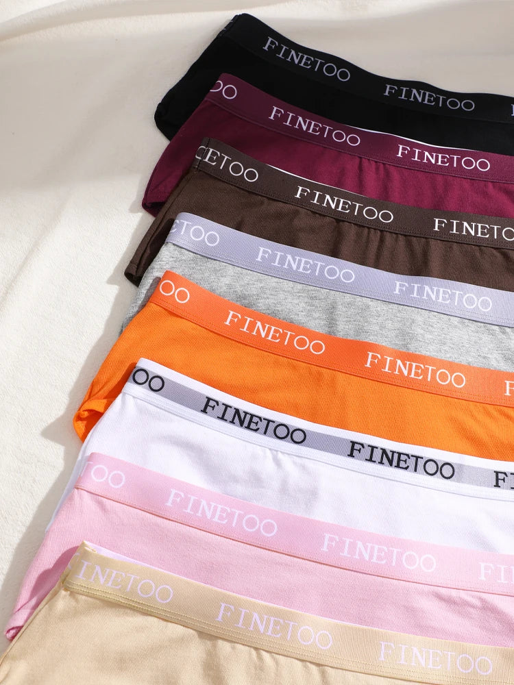 Cotton Letter Belt Briefs – Low Waist Breathable Lingerie for Women