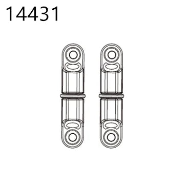 RC Car Spare Parts – Differential Shock and Tire Set for 1/14 Scale Models