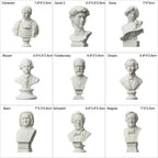 Mini Greek Mythology Bust – Plaster Sculpture for Art Drawing Practice