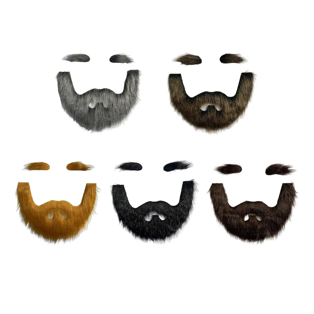 Handmade Mustache and Beard Set – Realistic Costume Props for Halloween Cosplay