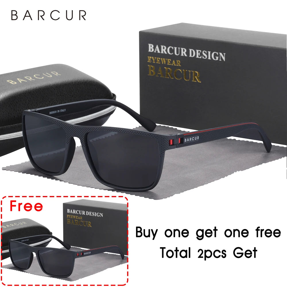 Polarized TR90 Sports Sunglasses – Lightweight UV Protection for Outdoor Men Women