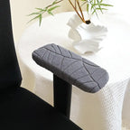 Jacquard Office Chair Armrest Covers – Stretch Fabric Protectors for Home