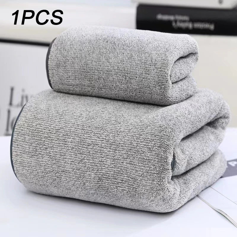 Bamboo Charcoal Coral Velvet Bath Towel – Super Absorbent for Daily Bathroom Use