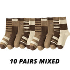 Ruffled Mid-Tube Socks – Breathable Cotton Casual Wear for Women