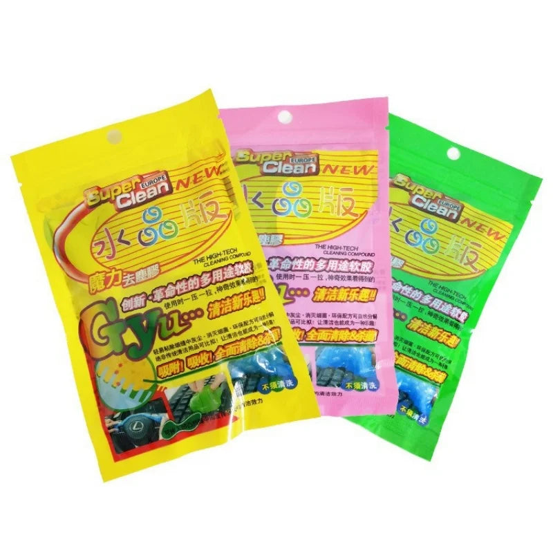 Car Cleaning Gel – Dust Removal Slime for Automobile Air Vents and Keyboards