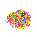 Elastic Loom Bands – Colorful DIY Jewelry Making Kit for Kids Crafts