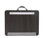 Portable Wooden Laptop Bed Desk – 15 Inch Lap Tray with Cushion for Study