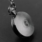 Vintage Crow Skull Pocket Watch – Gothic Necklace for Cosplay Gift