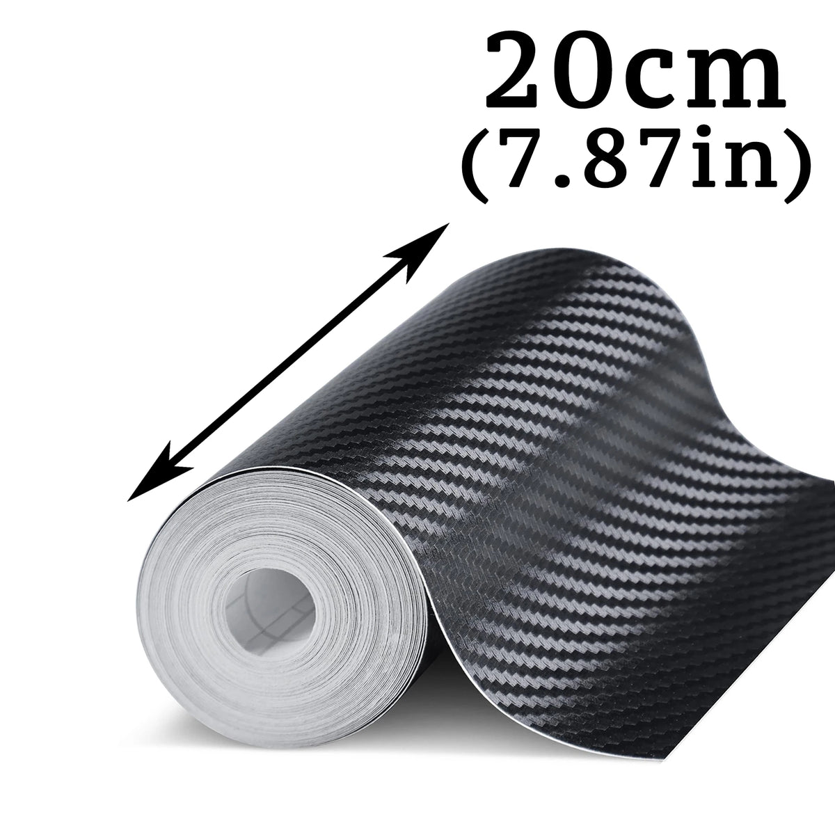 Nano Carbon Fiber Car Trim – Adhesive Vinyl Protector for Vehicle DIY Wrap