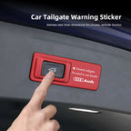 Tailgate Warning Sticker – Reflective Decal for Audi S-Line Trunk Access