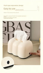 Cloud Tissue Box Holder – Wall Mounted Decorative Ornament for Home and Car