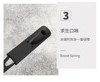 Stainless Steel Camping Knife Set – Multi-functional Cutlery for Outdoor Survival