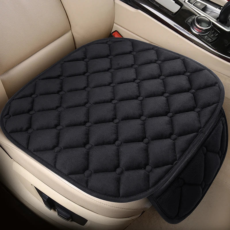 Universal Plush Car Seat Cushion – Winter Warmth for Automotive Interior