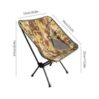 Foldable Camping Chair – Lightweight Moon Chair for Backpacking and Beach