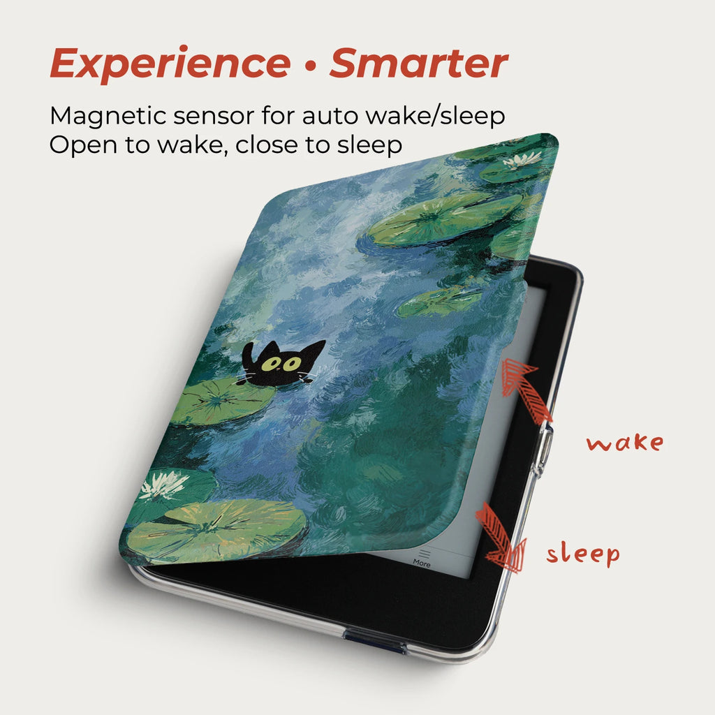 Magnetic Protective Case – Clear Back for Kobo Clara 6-inch E-Reader