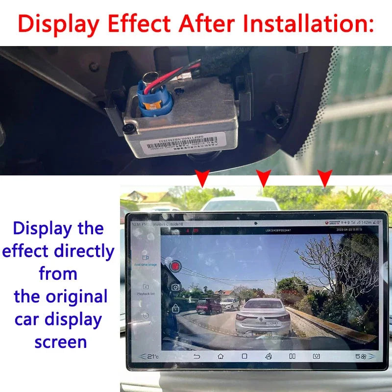 Dash Cam – Integrated DVR Recorder for BYD Dolphin Seal Atto 3 Yuan EV
