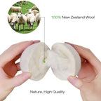Wool Dryer Balls – 7cm Natural Fabric Softener for Laundry Washing