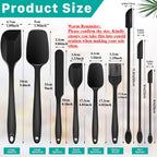Silicone Spatula Set – Heat Resistant Non-Stick Tools for Baking and Cooking