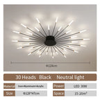 Modern Fireworks LED Ceiling Lamp – Decorative Chandelier for Living Room