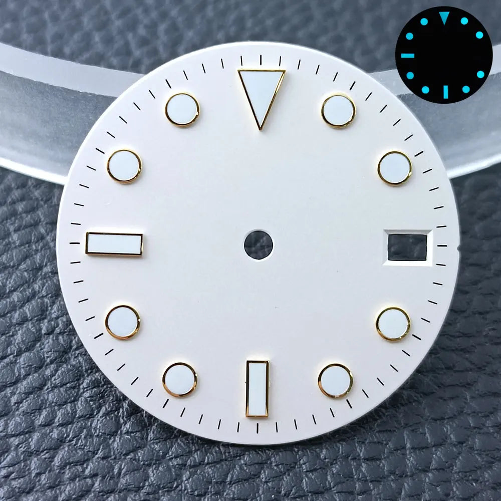 Custom GMT Watch Dial – 28.5mm Single Calendar for NH34 NH35 Movements