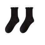 Ruffled Cotton Ankle Socks – Kawaii Lolita Accessories for Women