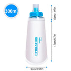 Collapsible Silicone Water Bottle – Portable Hydration for Outdoor Sports