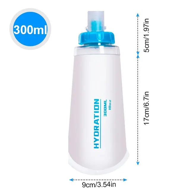 Collapsible Silicone Water Bottle – Portable Hydration for Outdoor Sports