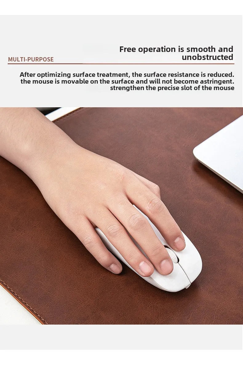 Large PU Leather Desk Pad – Waterproof Protective Mat for Office Gaming