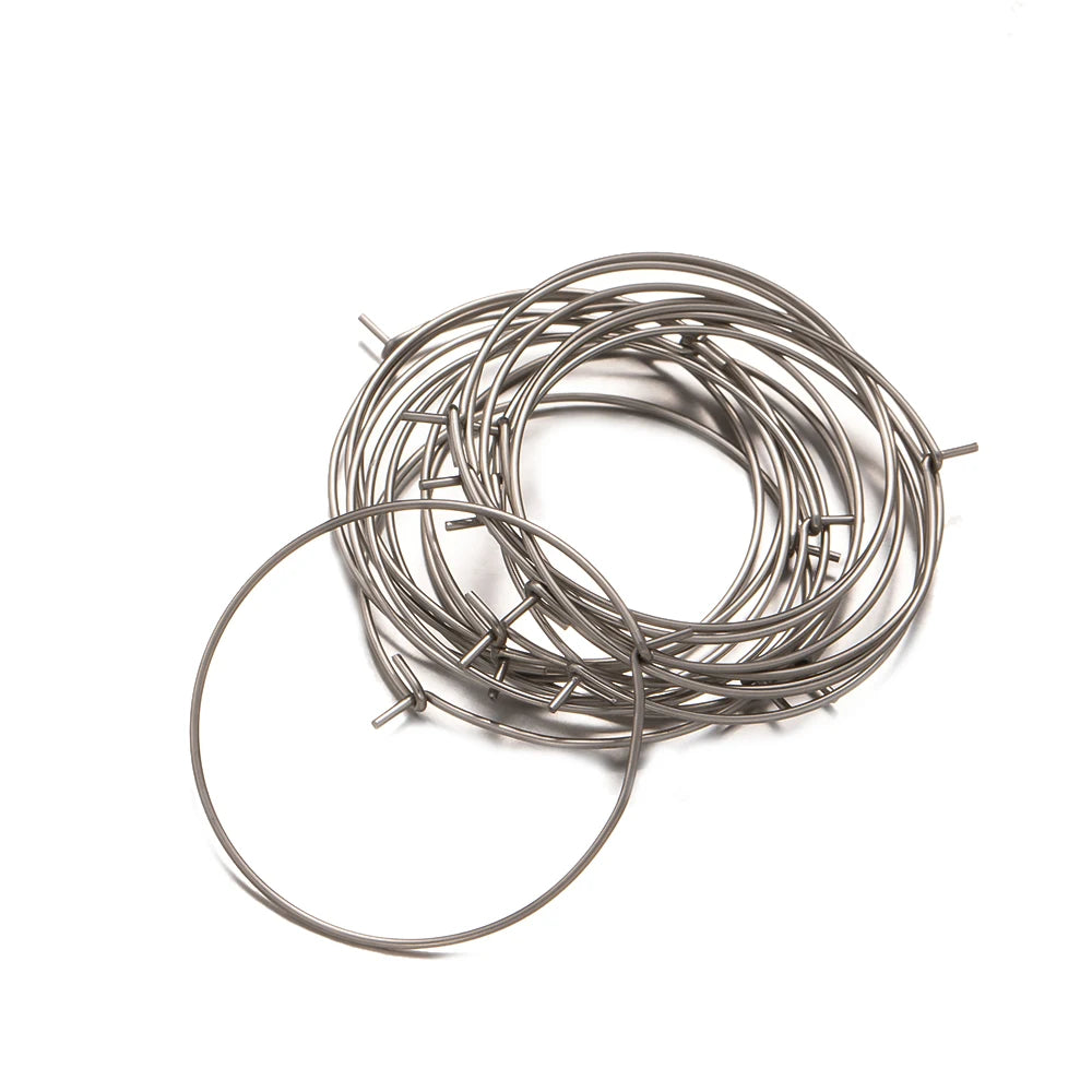 Stainless Steel Earring Hoops – Hypoallergenic Jewelry for DIY Crafts