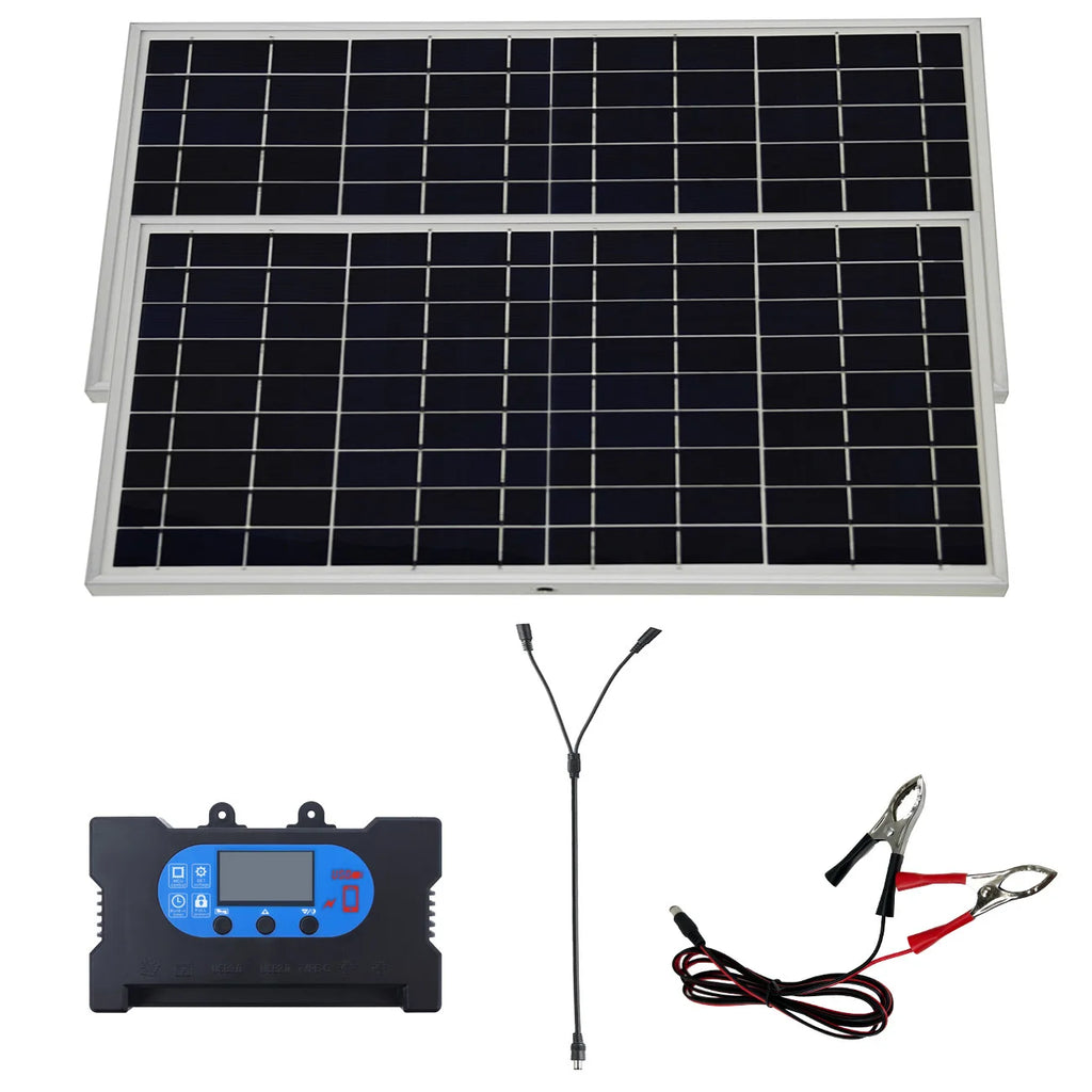 Flexible Solar Panel Kit – 20W 18V Portable Charger for Camping and Travel
