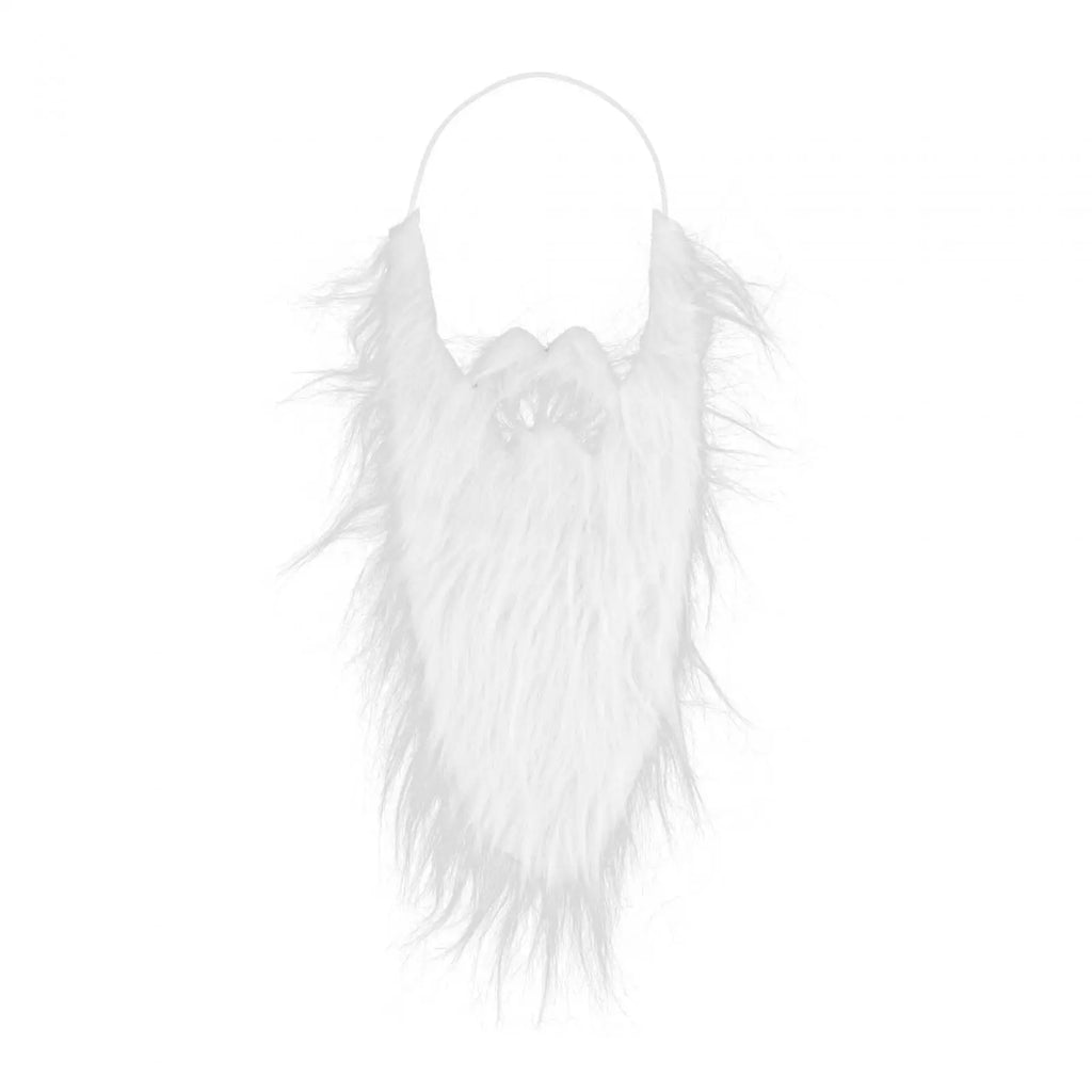 Synthetic Fake Beard – Elastic Facial Hair for Costume Party Cosplay