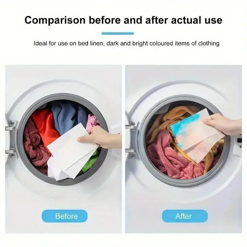 Color Absorbing Laundry Sheets – Anti-Dyeing Catchers for Washing Machine