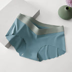 Seamless Ice Silk Panties – Low-Waist Women Underwear for Daily Comfort