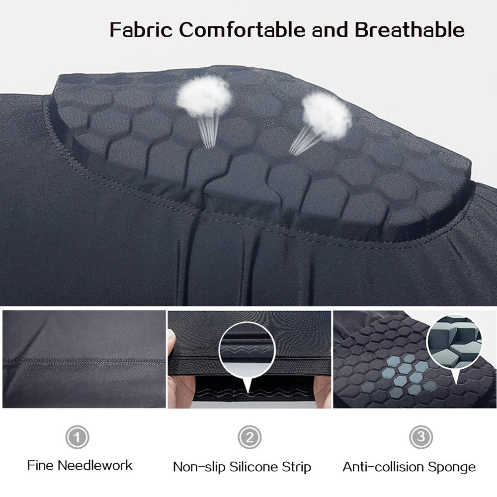 Honeycomb Compression Knee Guards – Youth Protective Gear for Sports