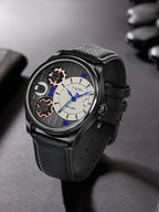 Quartz Men's Wristwatch – Luxury Minimalist Business Gift for Anniversaries