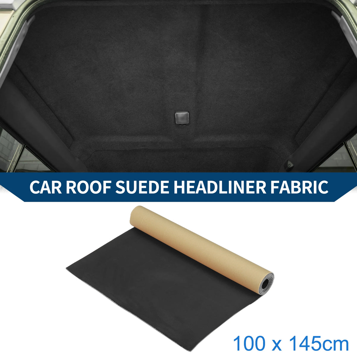 Foam Backed Suede Headliner Fabric – DIY Car Interior Repair Replacement