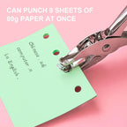6mm Single Hole Punch – Paper Cutter Tool for Scrapbooking and Office