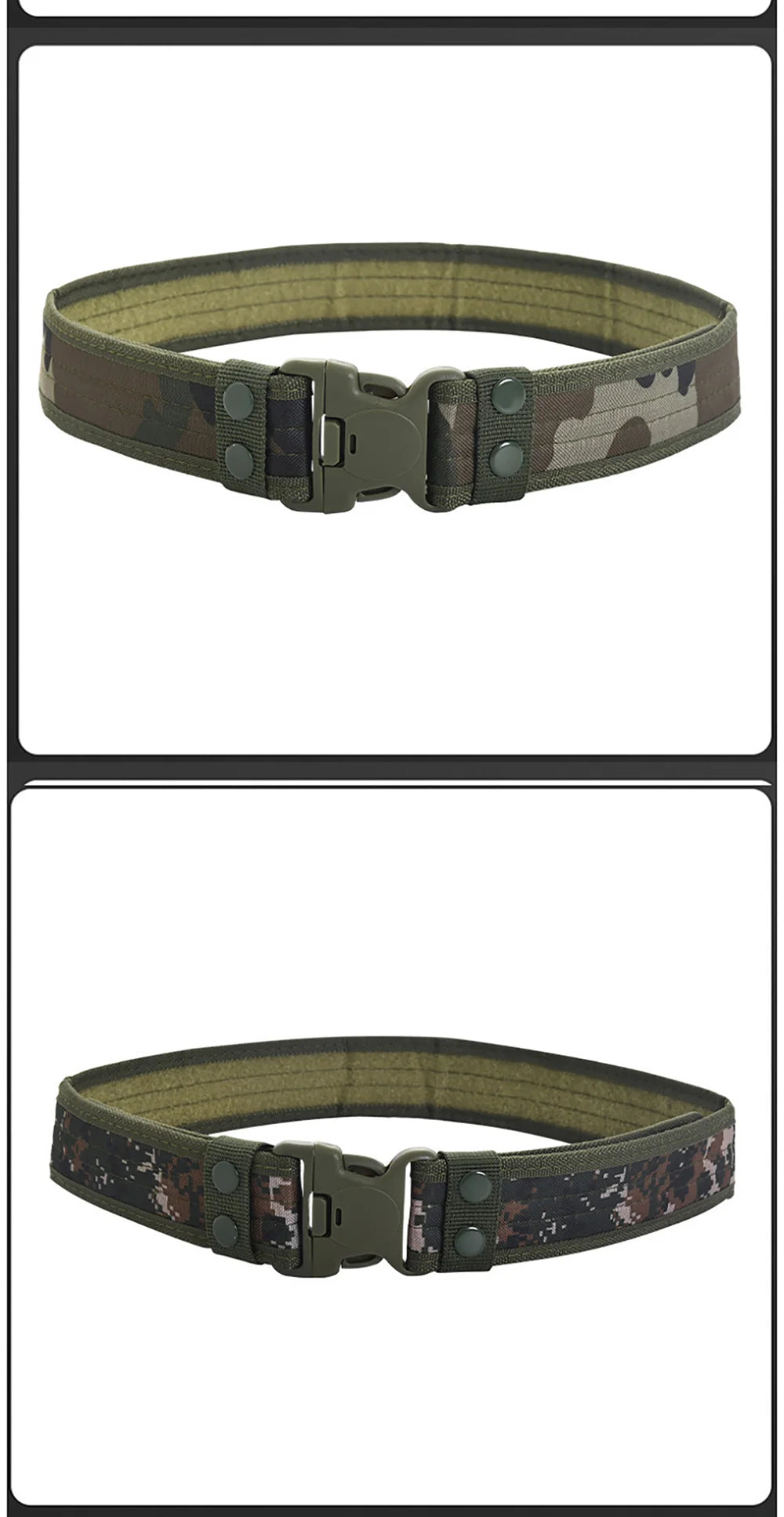 Tactical Camouflage Belt – Heavy Duty Nylon for Outdoor Mountaineering