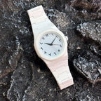 Arabic Numeral Quartz Watch – Minimalist Plastic Wristwatch for Men