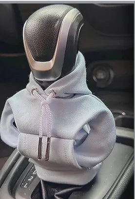 Car Gear Shift Hoodie Cover – Plush Interior Decor for Manual Automatic Cars