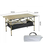 Aluminum Folding Camping Table – Lightweight Portable Desk for Picnics