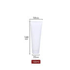 Empty Plastic Cosmetic Squeeze Tubes – Travel Size Refillable Containers for Toiletries