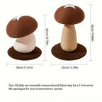 Mushroom Sisal Cat Scratcher – Durable Climbing Post for Indoor Play