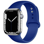 Silicone Apple Watch Sport Band – Adjustable Strap for Series 1-11 and Ultra