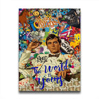 Gangster Graffiti Canvas Print – Urban Street Art for Home Decor