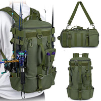 Tactical Fishing Tackle Backpack – Large Storage for Outdoor Hiking Travel