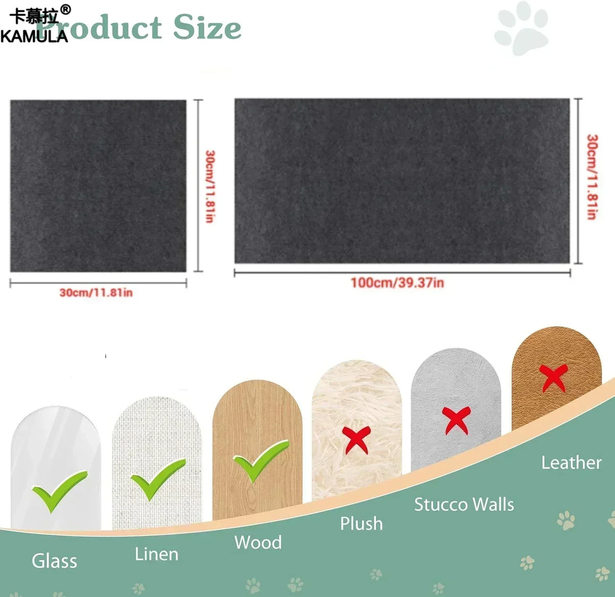 Self-Adhesive Cat Scratching Mat – Trimmable Carpet for Furniture Protection
