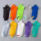 Breathable Ankle Socks – Colorful Invisible Sportswear for Men Running