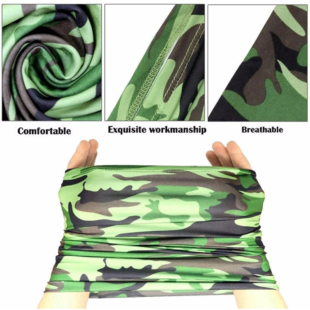 Ice Silk Turban Bandana – UV Protection Neck Mask for Outdoor Cycling Hiking